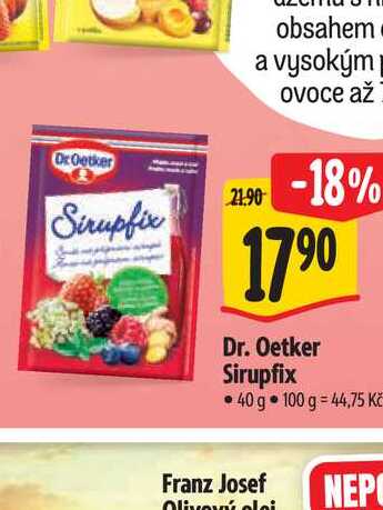   Dr. Oetker Sirupfix 40 g 