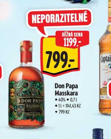   Don Papa Masskara 0,7 l
