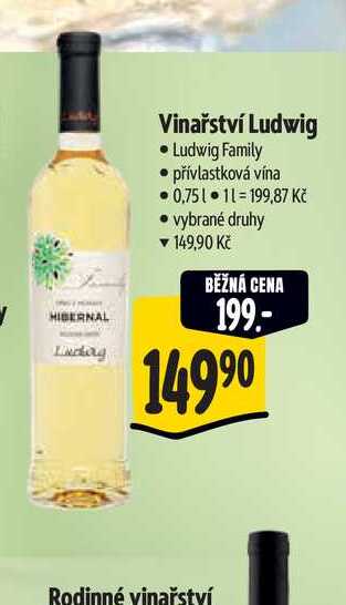  Vinařství Ludwig 0,75 l
