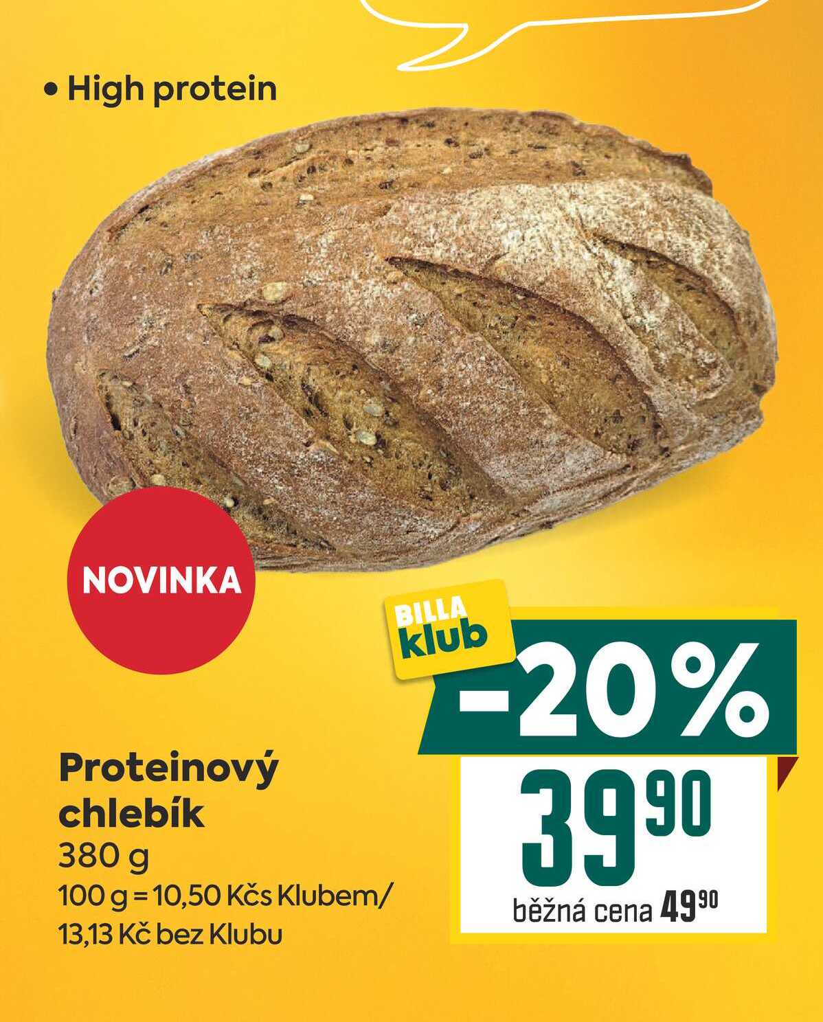 Proteinový chlebík 380 g 