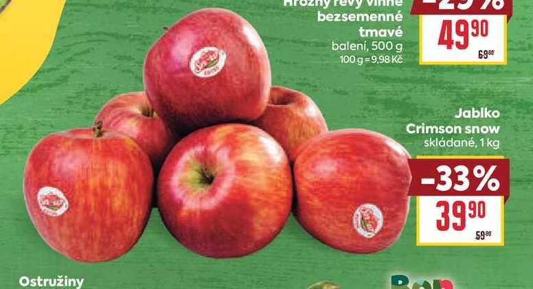 Jablko Crimson snow skládané, 1 kg 