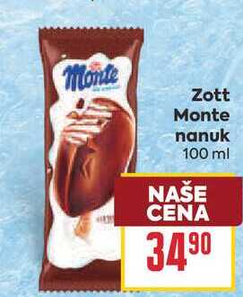 Zott Monte nanuk 100 ml 