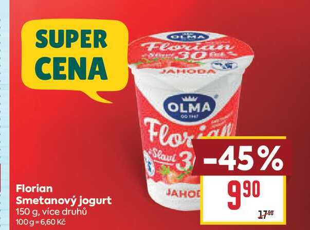 Florian Smetanový jogurt 150 g