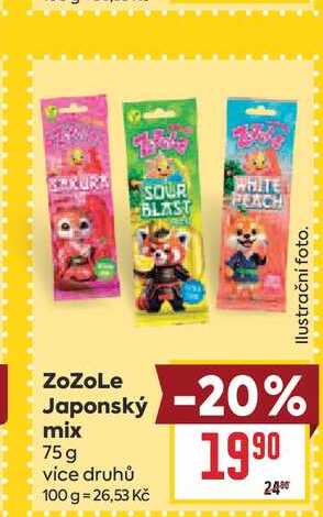 ZoZoLe Japonský mix 75g 