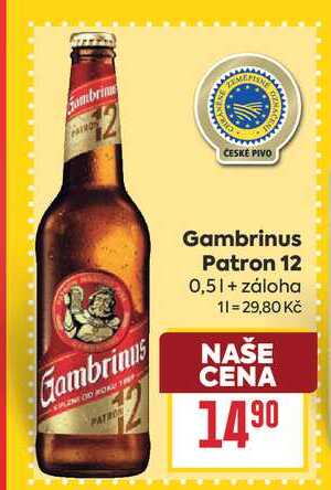 Gambrinus Patron 12 0,5l, plech