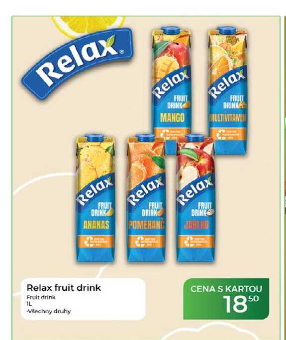 Relax fruit drink Fruit drink 1L  