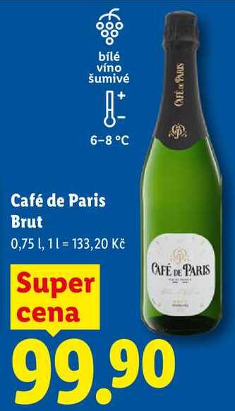 Café de Paris Brut, 0,75 l
