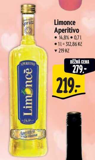 Limonce Aperitivo, 0,7 l