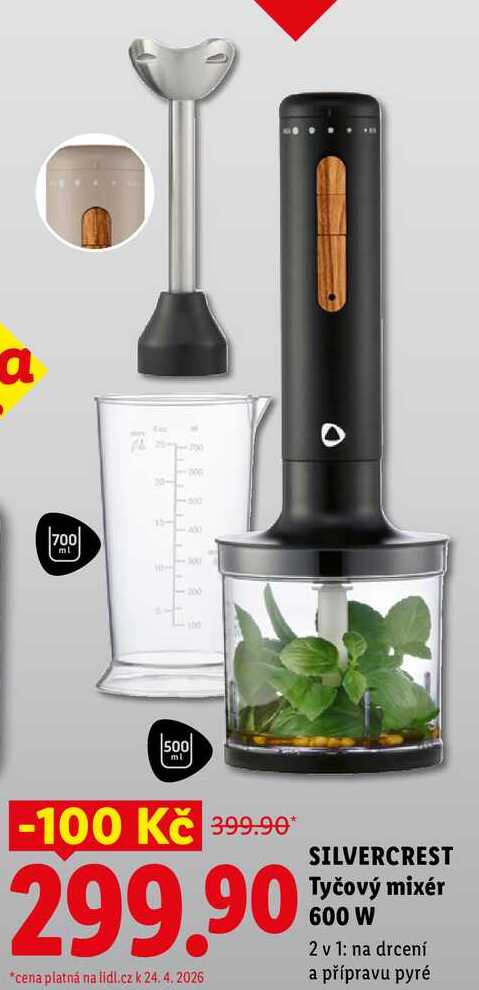 SILVERCREST Tyčový mixér 600 W 
