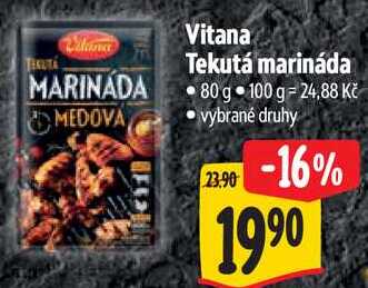 Vitana Tekutá marináda, 80 g  