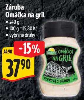 Záruba Omáčka na gril, 240 g   