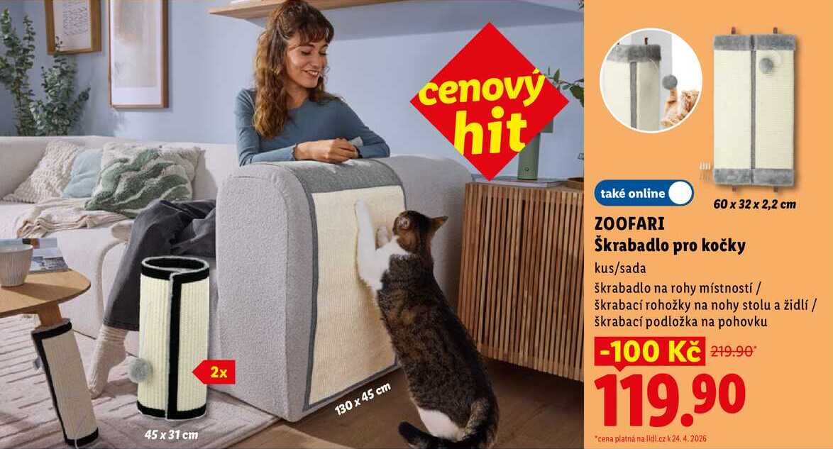 ZOOFARI Škrabadlo pro kočky 
