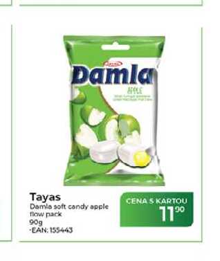 Tayas Damla soft candy apple flow pack 90g  