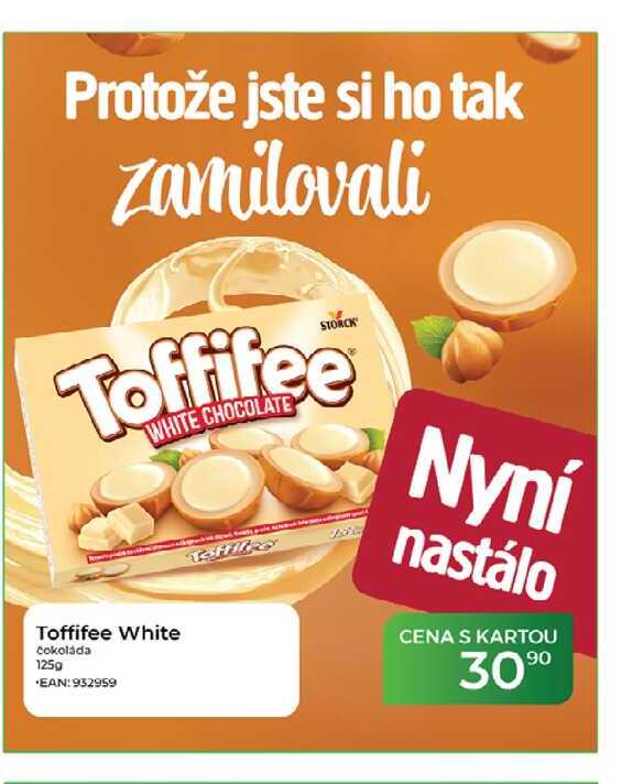 Toffifee White čokoláda 125g  