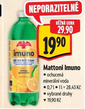 Mattoni Imuno, 0,7 l