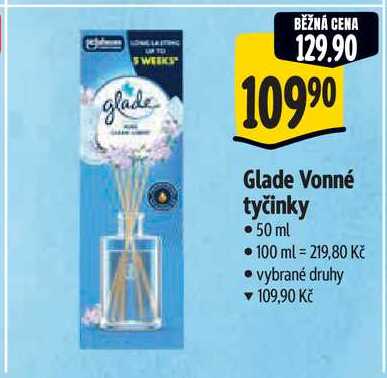 Glade Vonné tyčinky, 50 ml