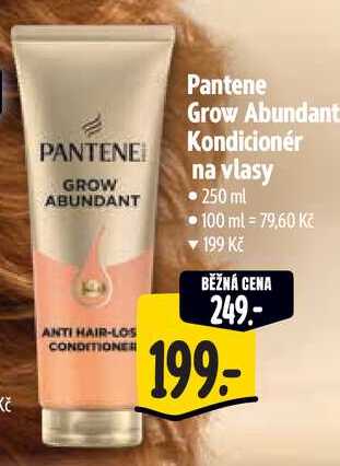 Pantene Grow Abundant Kondicionér na vlasy, 250 ml