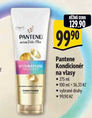 Pantene Kondicionér na vlasy, 275 ml 