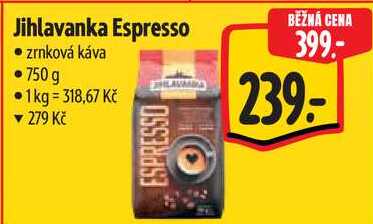 Jihlavanka Espresso, 750 g
