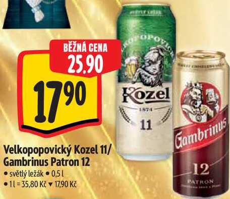 Gambrinus Patron 12, 0,5 l
