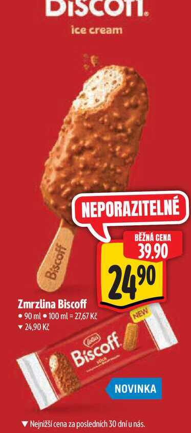 Zmrzlina Biscoff, 90 ml
