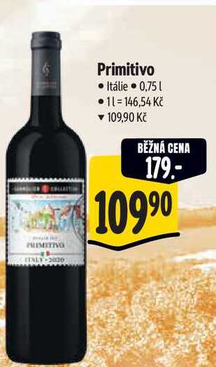 Primitivo, 0,75 l