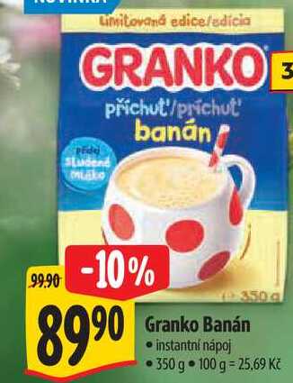 Granko Banán, 350 g