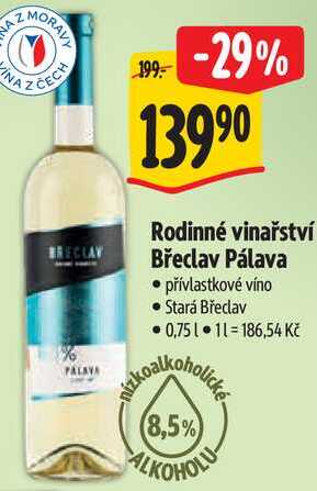 Rodinné vinařství Břeclav Pálava , 0,75 l
