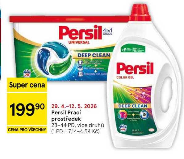 Persil Prací prostředek, 28-44 PD, více druhů 
