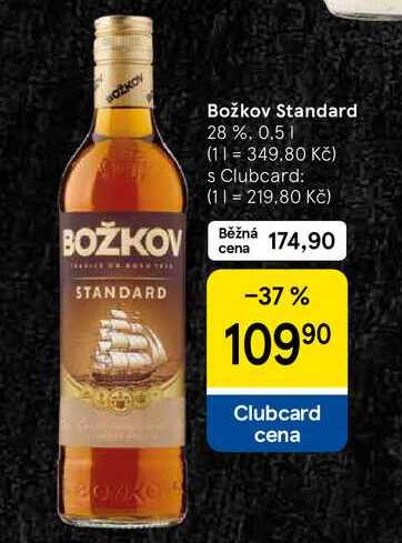 Božkov Standard 28 %, 0.5 l