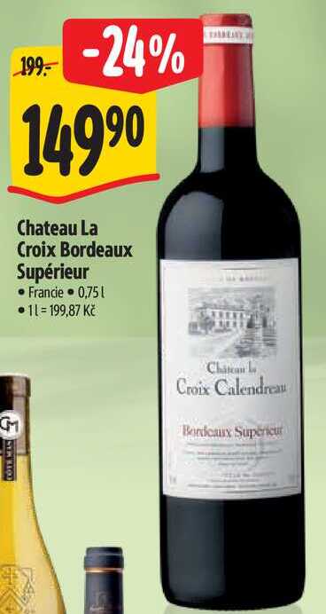 Chateau La Croix Bordeaux Supérieur, 0,75 l