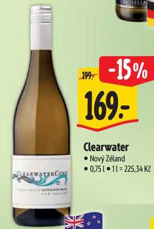 Clearwater, 0,75 l