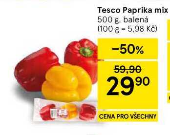 Tesco Paprika mix, 500 g 