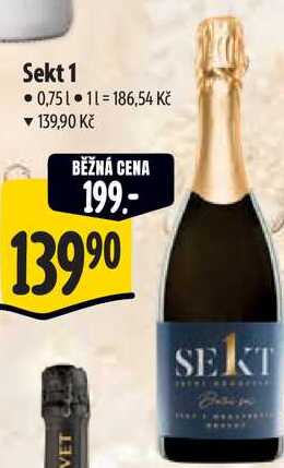 Sekt 1, 0,75 l