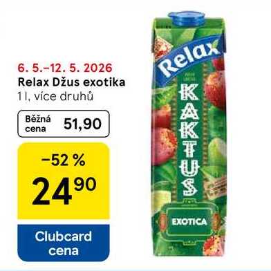 Relax Džus exotika, 1 l 