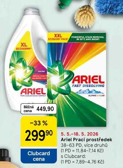 Ariel Prací prostředek, 38-63 PD 