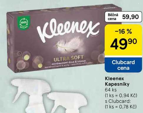 Kleenex Kapesníky, 64 ks 