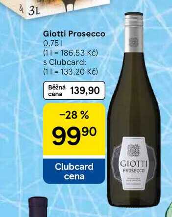 Giotti Prosecco, 0,75 l