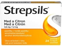 Strepsils Med a Citron