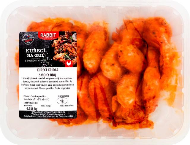 Rabbit Kuřecí křídla smoky BBQ