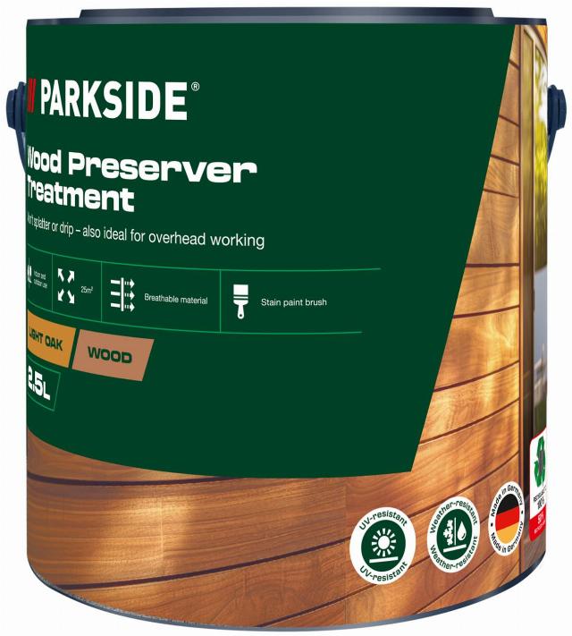 PARKSIDE Ochranný gel na dřevo světlý dub