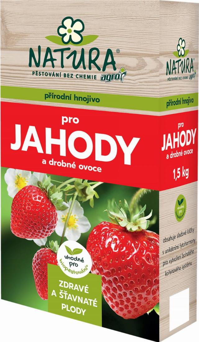 NATURA Organické hnojivo pro jahody a drobné ovoce