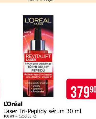 L'Oréal Laser Tri-Peptidy sérum 30 ml 