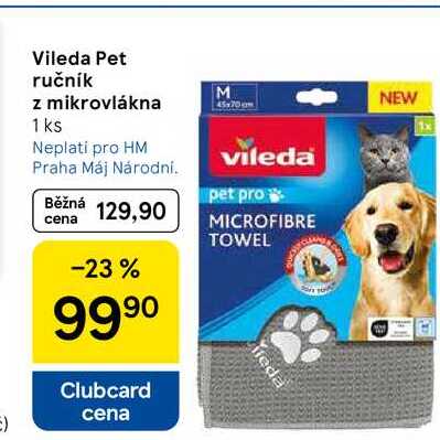 Vileda Pet ručník z mikrovlákna, 1 ks  
