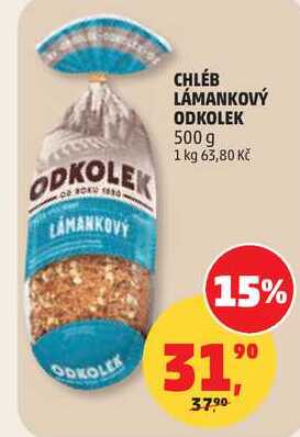 ODKOLEK CHLÉB LÁMANKOVÝ, 500 g 