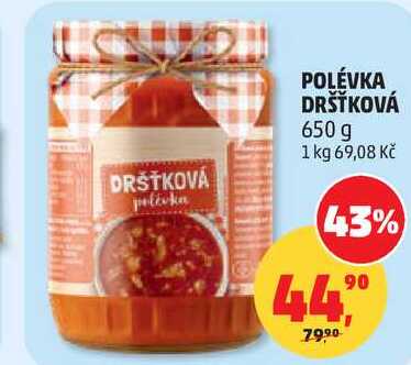 POLÉVKA DRŠŤKOVÁ, 650 g 