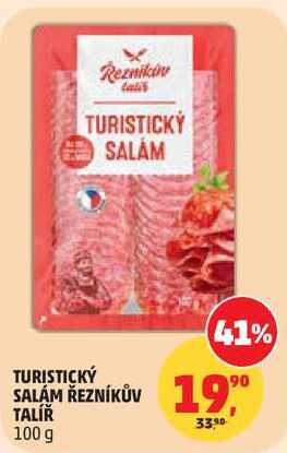 TURISTICKÝ SALÁM ŘEZNÍKŮV TALÍŘ, 100 g 