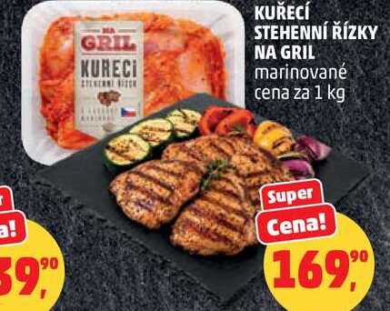 KUŘECÍ STEHENNÍ ŘÍZKY NA GRIL marinované, 1 kg