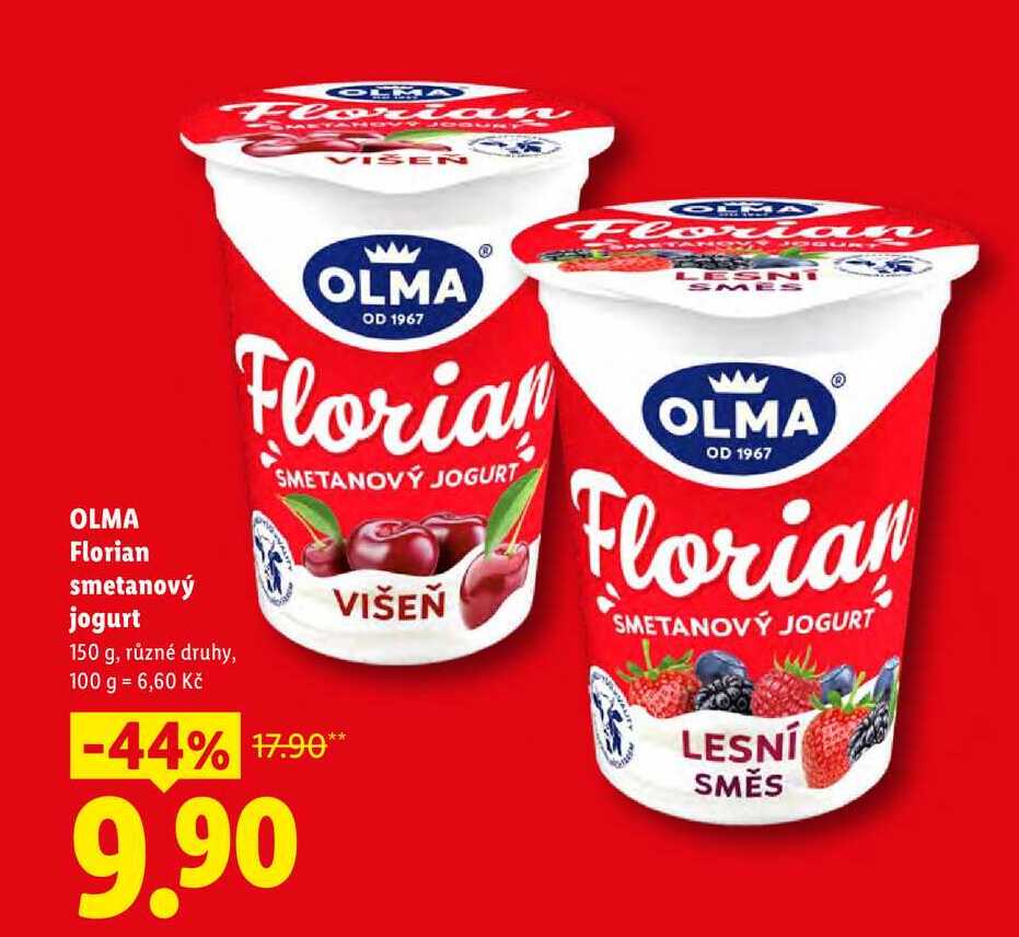 OLMA Florian smetanový jogurt, 150 g