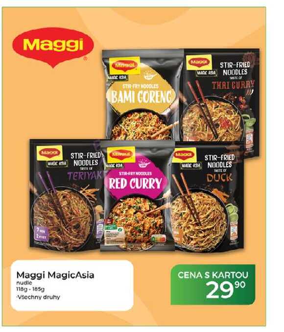 Maggi MagicAsia nudle 118g-185g 